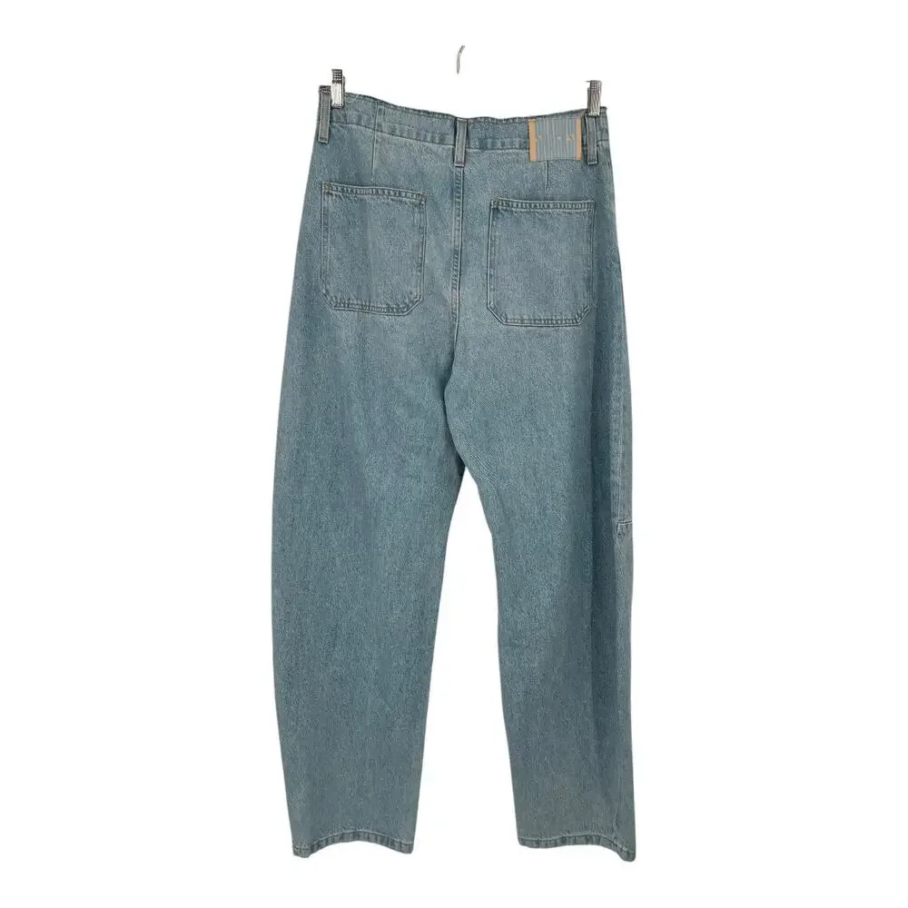 Mother SNACKS! The Kegger Utility Heel denim light blue size 33 - Picture 4 of 7